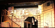 Oliver street scene - theatre set